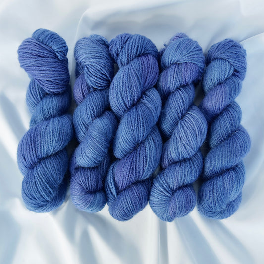 DK Superwash Bluefaced Leicester Wool Yarn 100g in colour Blue Moon