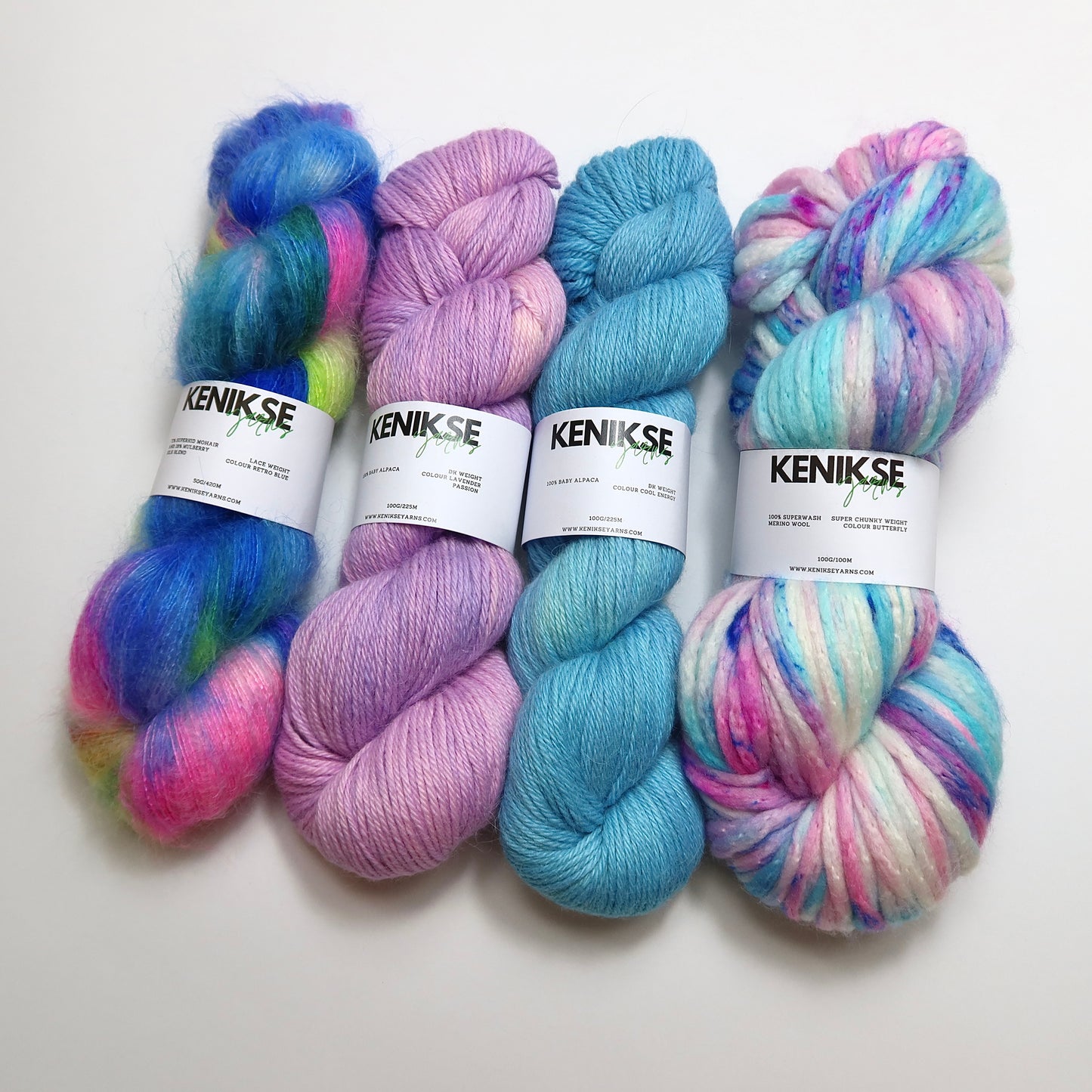 Jester Yarn Bundle 3 x 100g. and 1 x 50g.