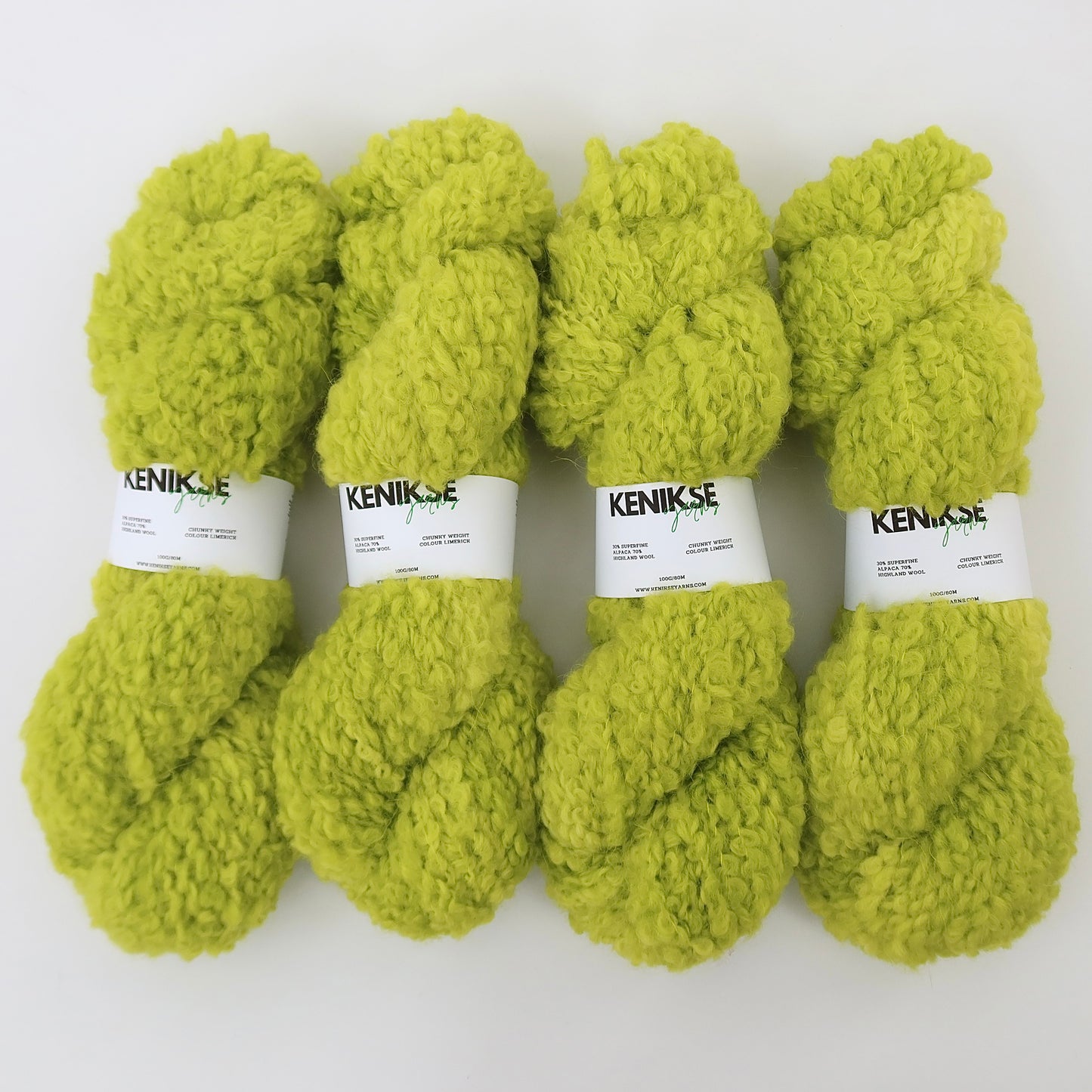 Chunky Alpaca and Highland Wool Yarn 100g in colour Limerick