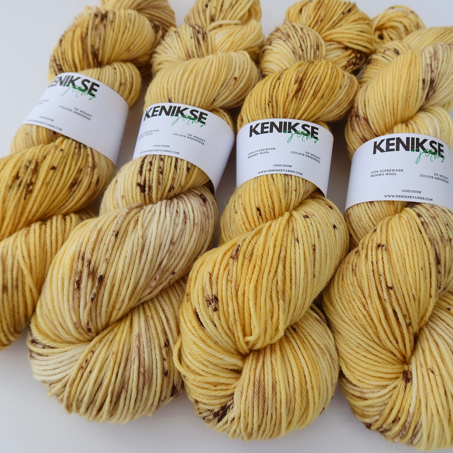 DK Superwash Merino Wool Yarn 100g in colour Beekeeper