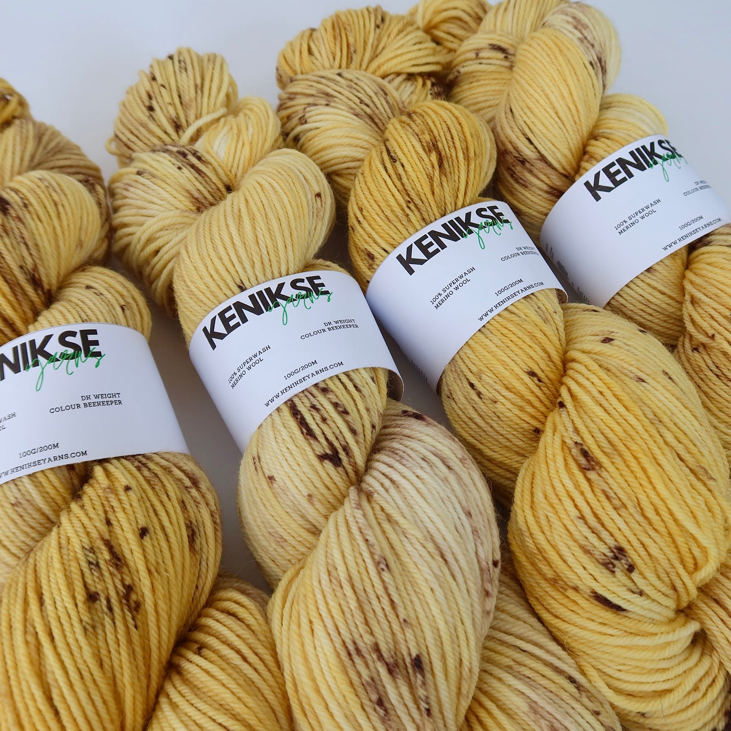 DK Superwash Merino Wool Yarn 100g in colour Beekeeper