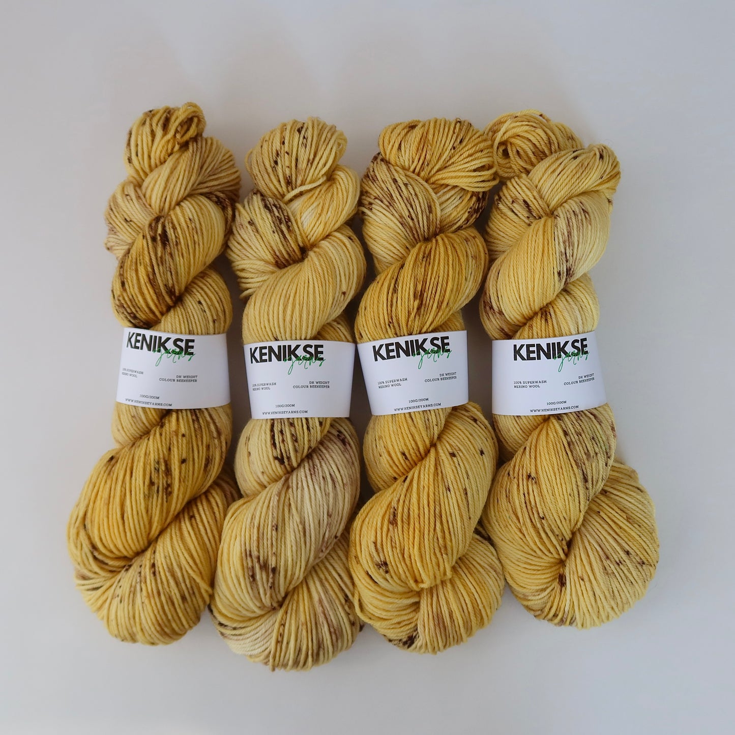 DK Superwash Merino Wool Yarn 100g in colour Beekeeper