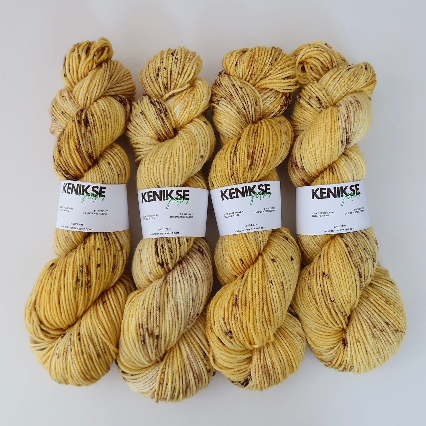DK Superwash Merino Wool Yarn 100g in colour Beekeeper