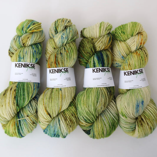 DK Superwash Bluefaced Leicester Wool and Nylon Yarn 100g in colour Mixed Feelings