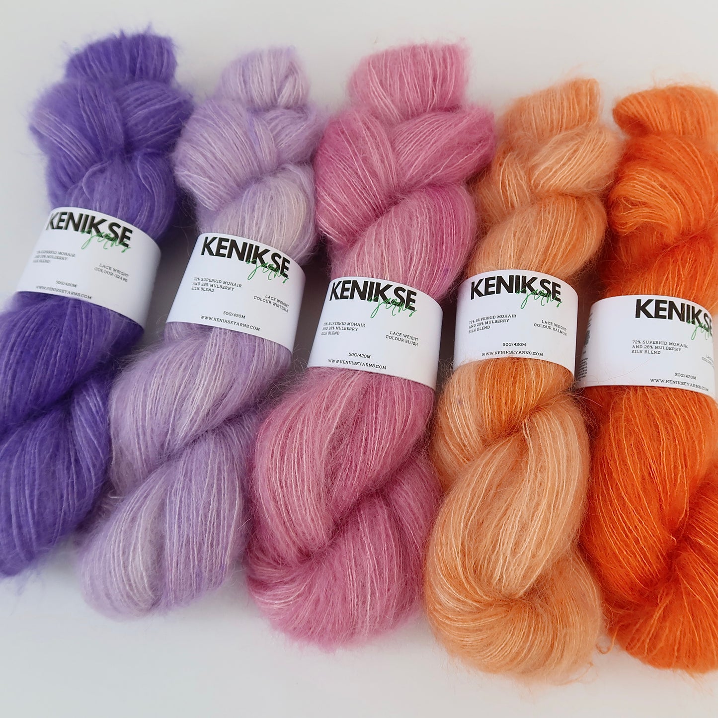 Purple Sunset Bundle 5 x 50g skeins