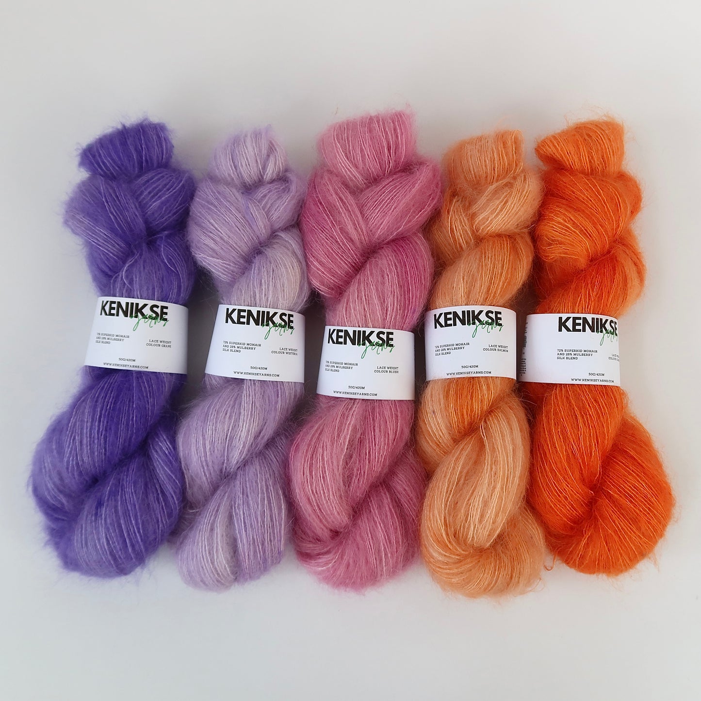 Purple Sunset Bundle 5 x 50g skeins