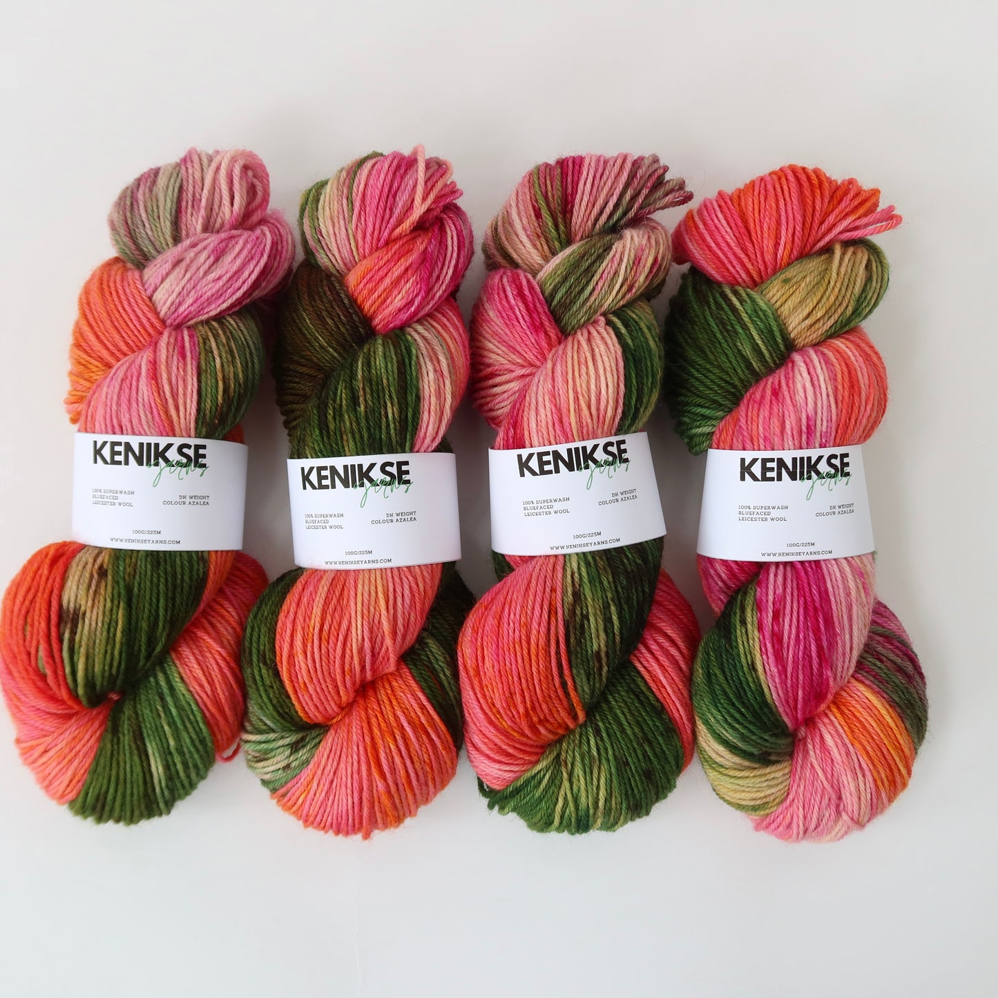 DK Superwash Bluefaced Leicester Wool Yarn 100g in colour Azalea