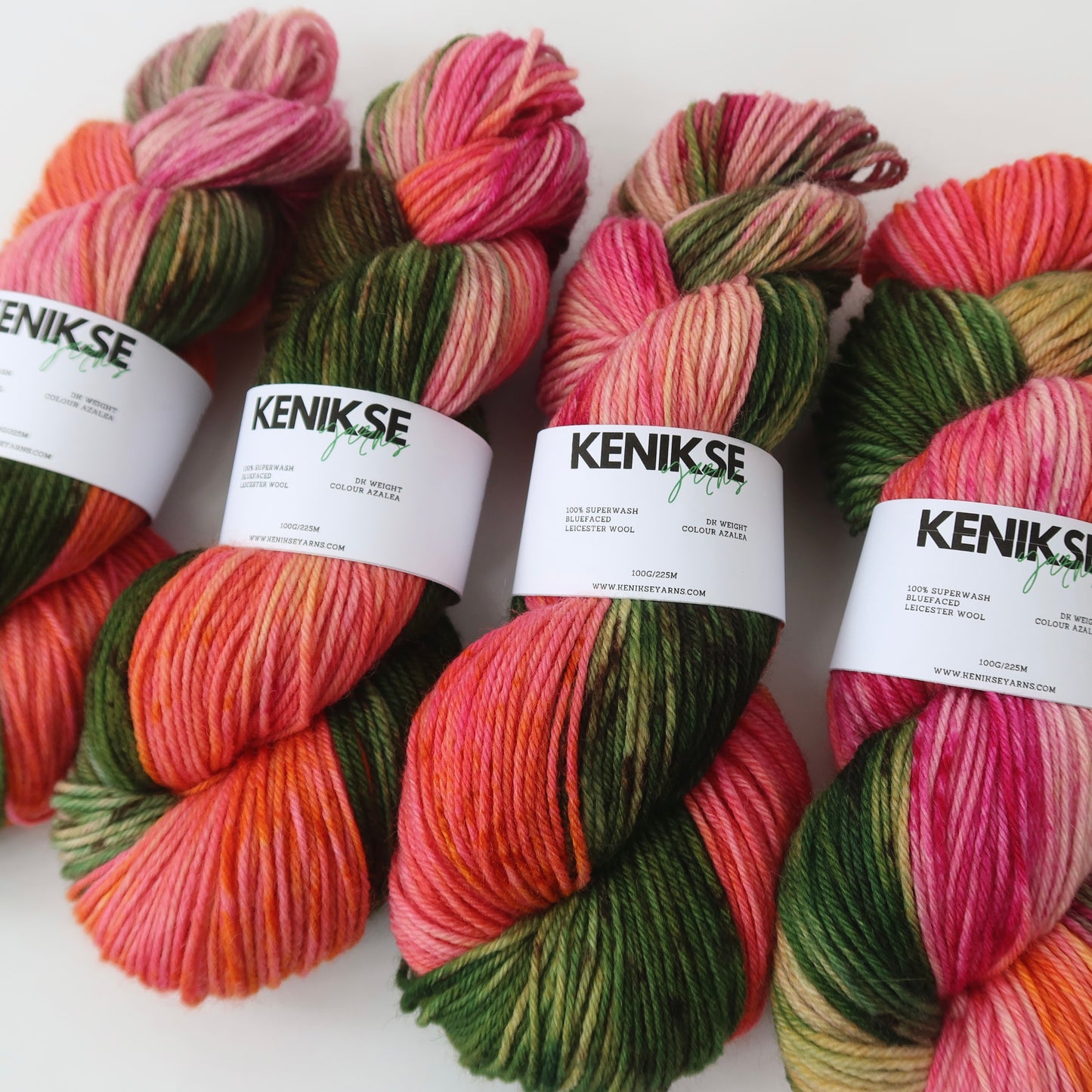 DK Superwash Bluefaced Leicester Wool Yarn 100g in colour Azalea