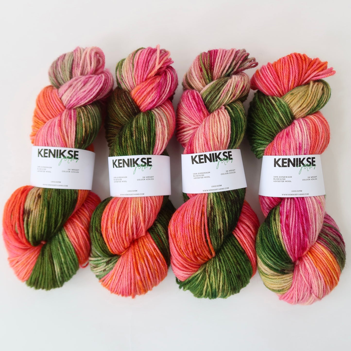 DK Superwash Bluefaced Leicester Wool Yarn 100g in colour Azalea