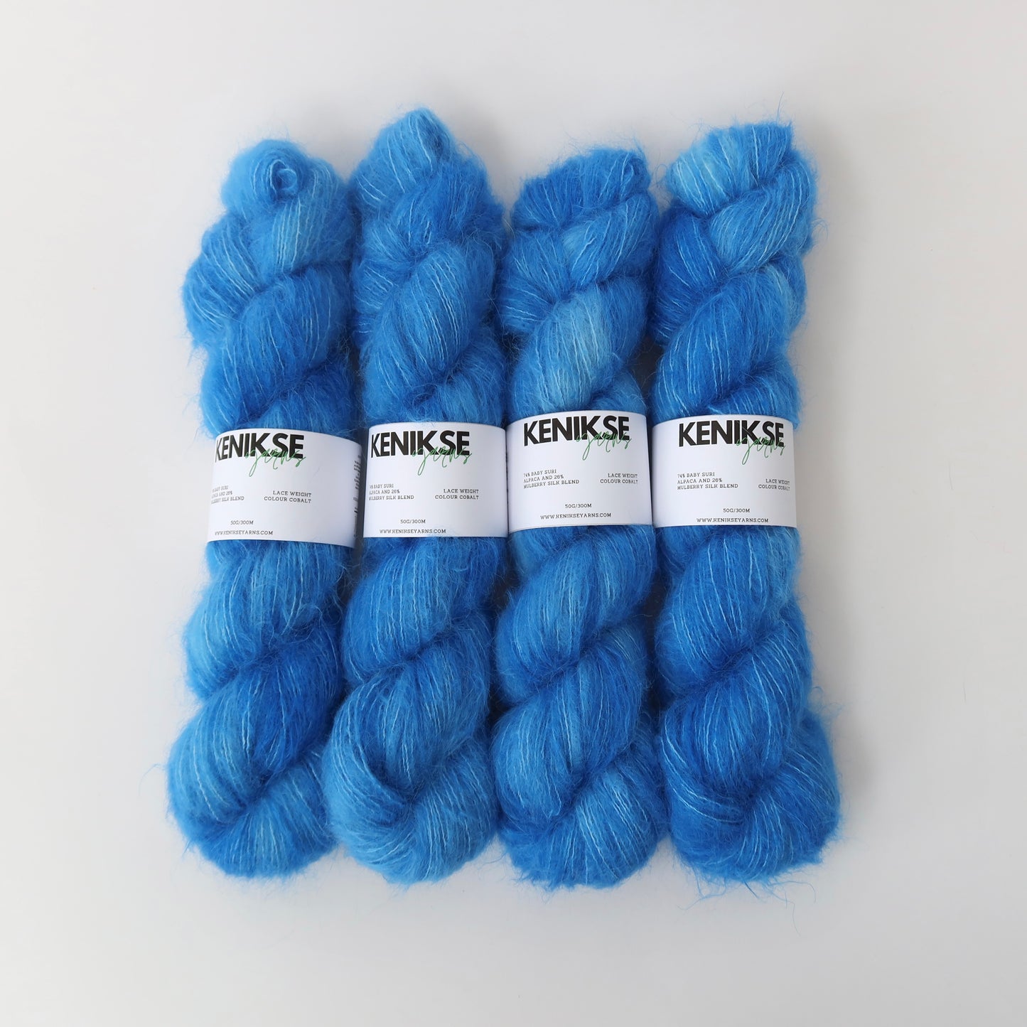DK Baby Suri Alpaca and Silk Yarn 100g in colour Cobalt