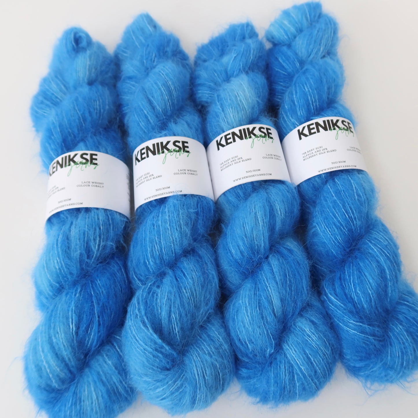 DK Baby Suri Alpaca and Silk Yarn 100g in colour Cobalt