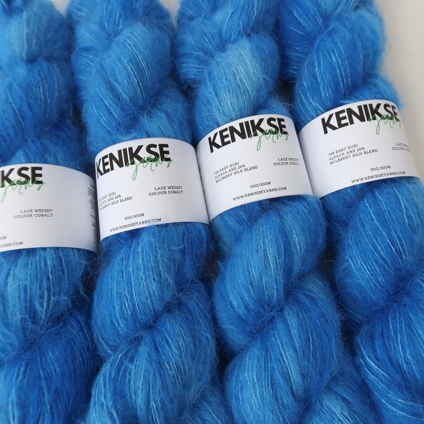 DK Baby Suri Alpaca and Silk Yarn 100g in colour Cobalt