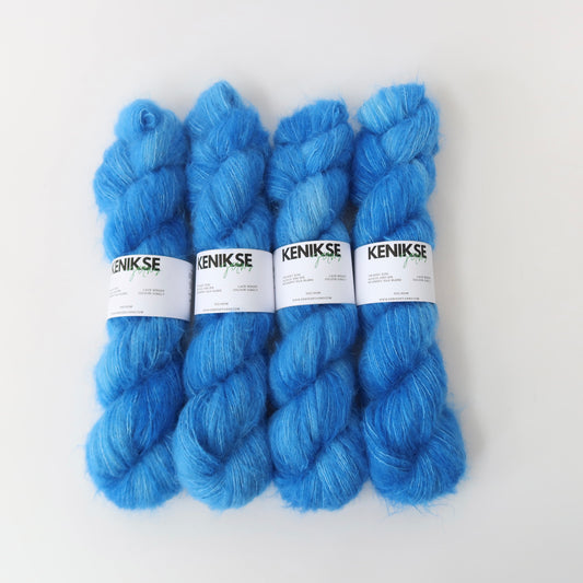 DK Baby Suri Alpaca and Silk Yarn 100g in colour Cobalt