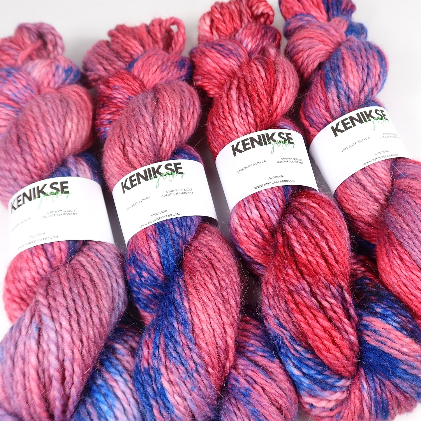 Chunky Baby Alpaca yarn 100g in colour Mahogany