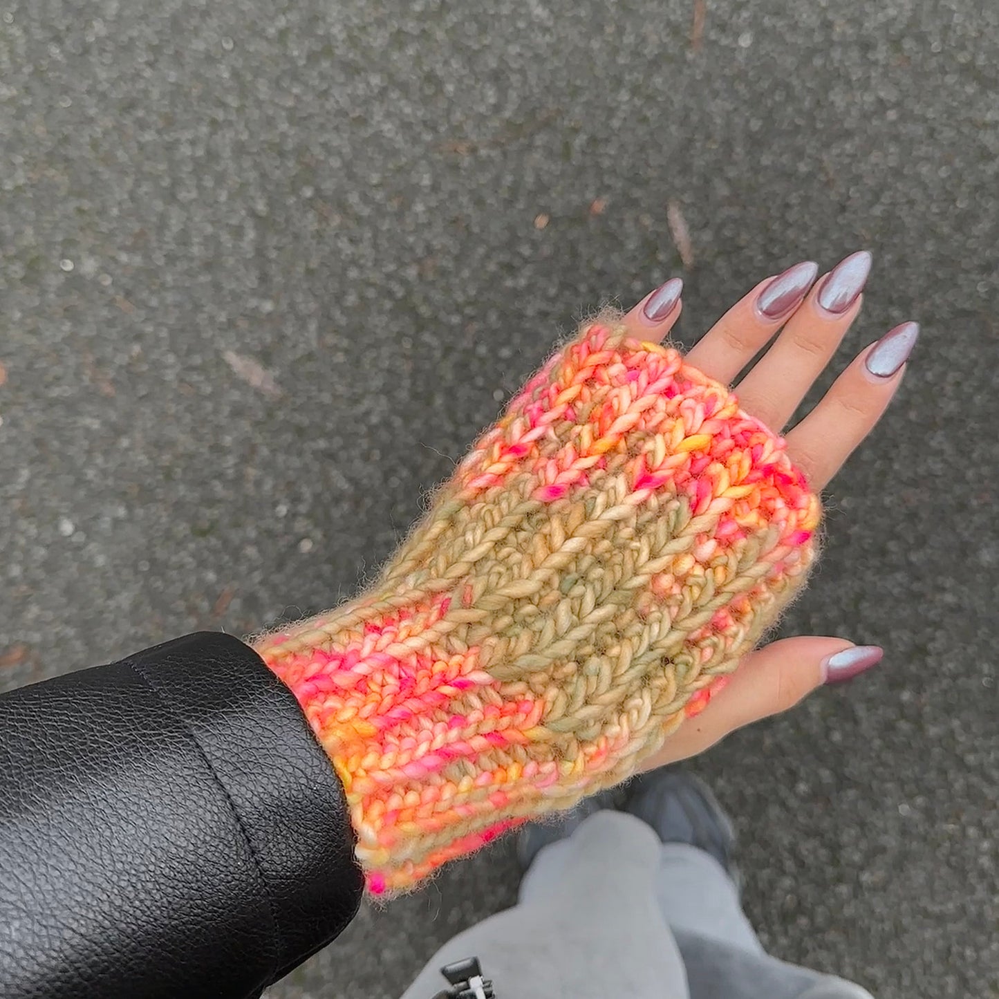 Crochet Hand warmers Kit
