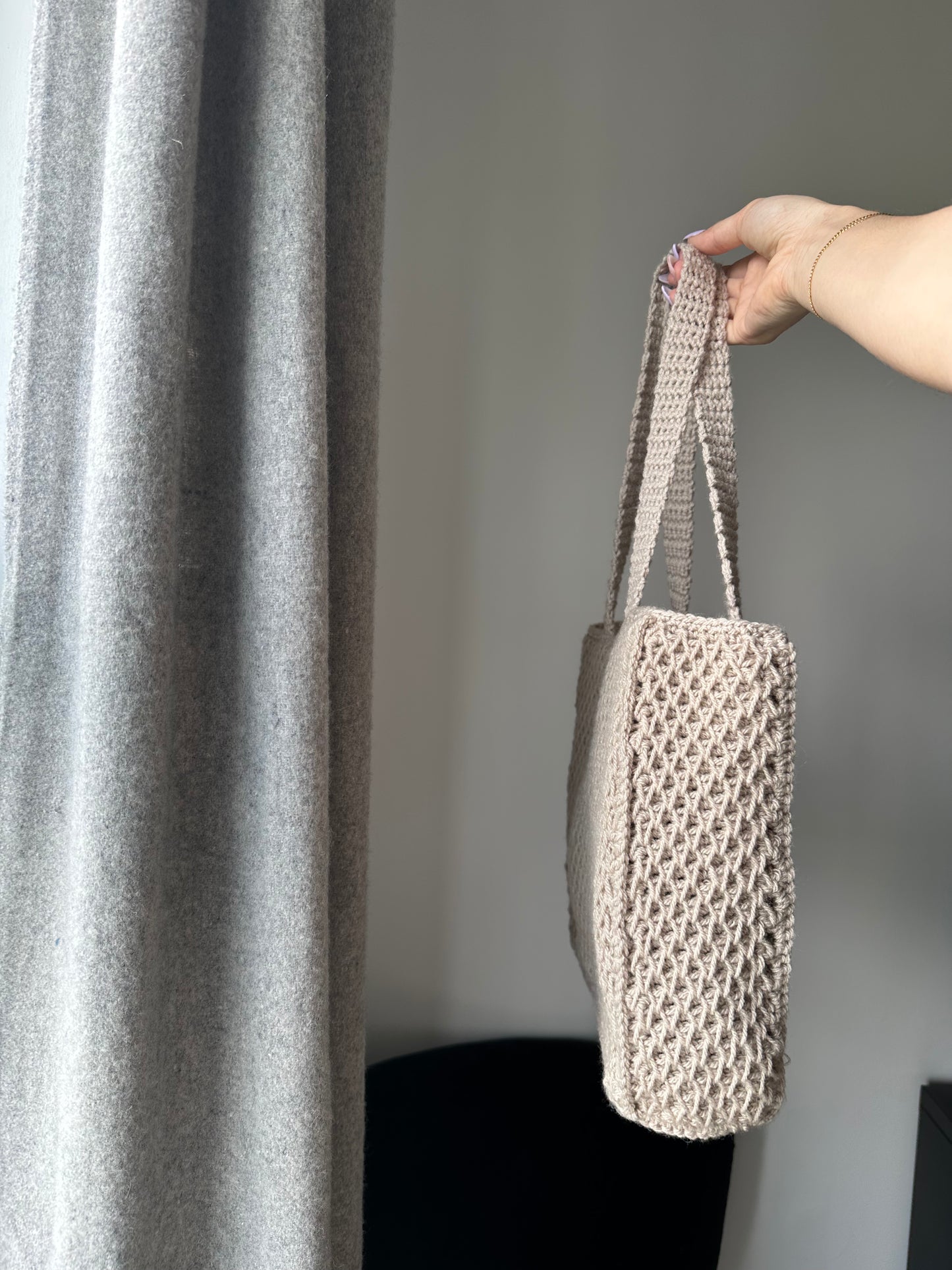 Crochet Honeycomb Tote Bag Pattern
