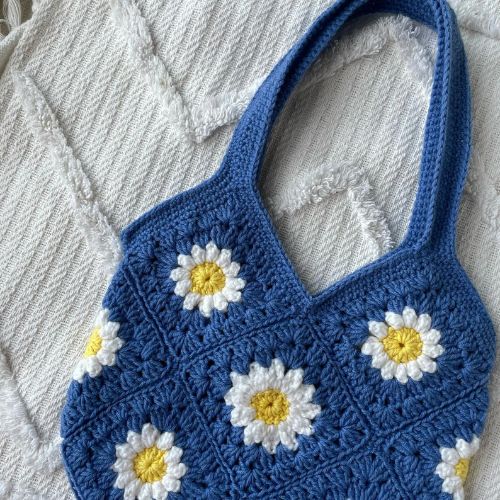 Crochet Daisy Tote Bag Pattern