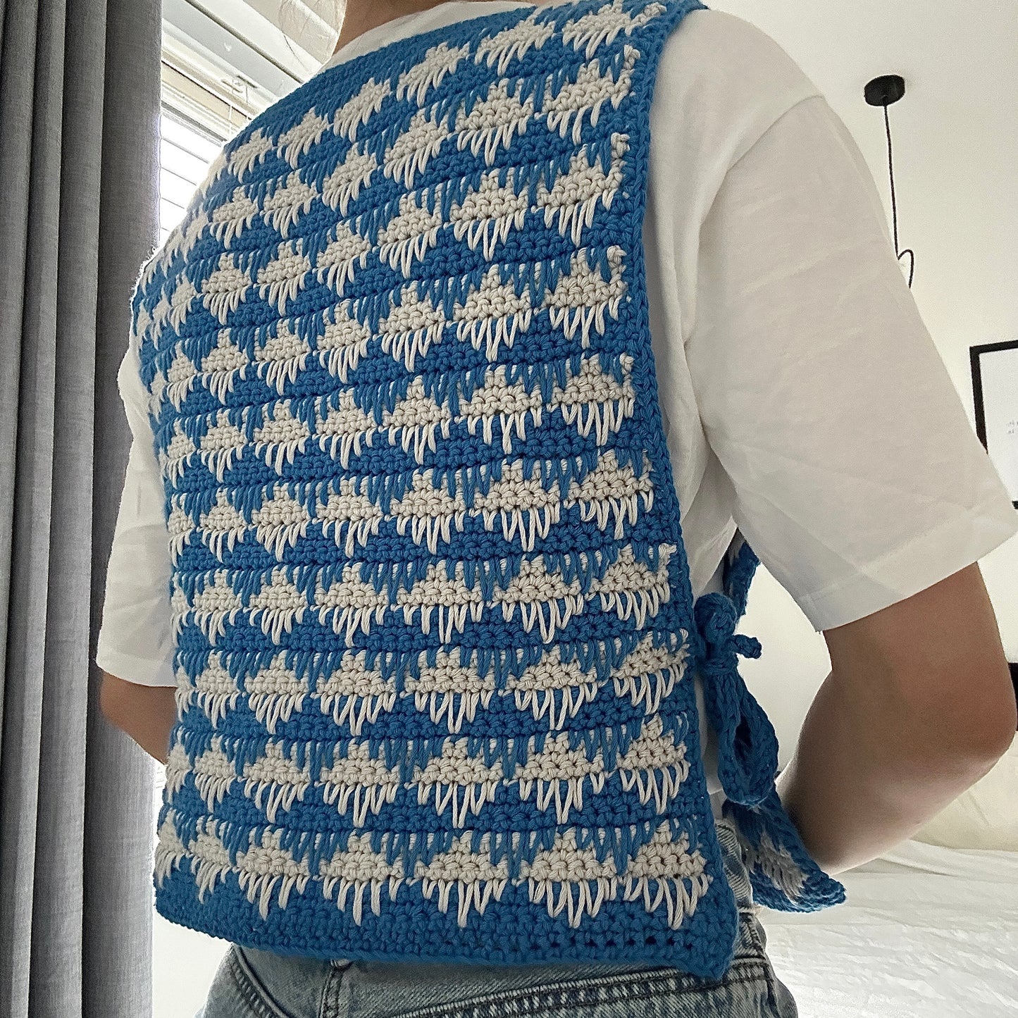 Crochet Tie Vest Pattern