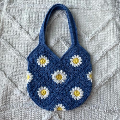 Crochet Daisy Tote Bag Pattern