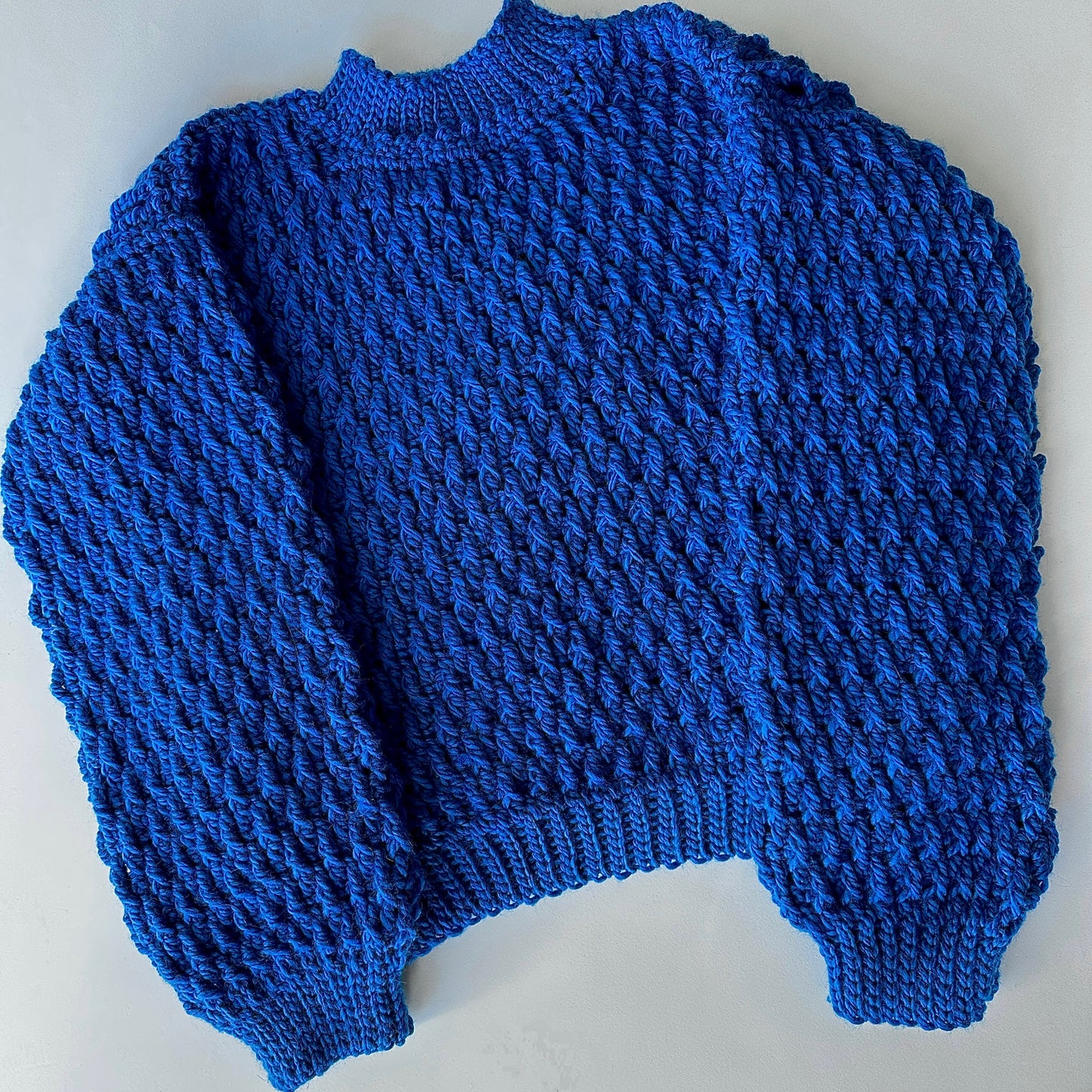 Crochet Textured Chunky Sweater Pattern