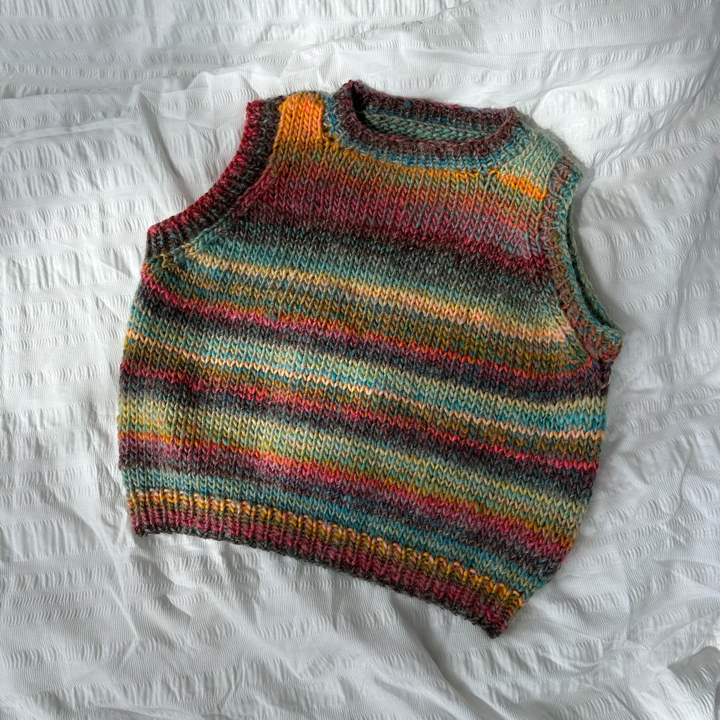 Knit Sweater Vest Pattern