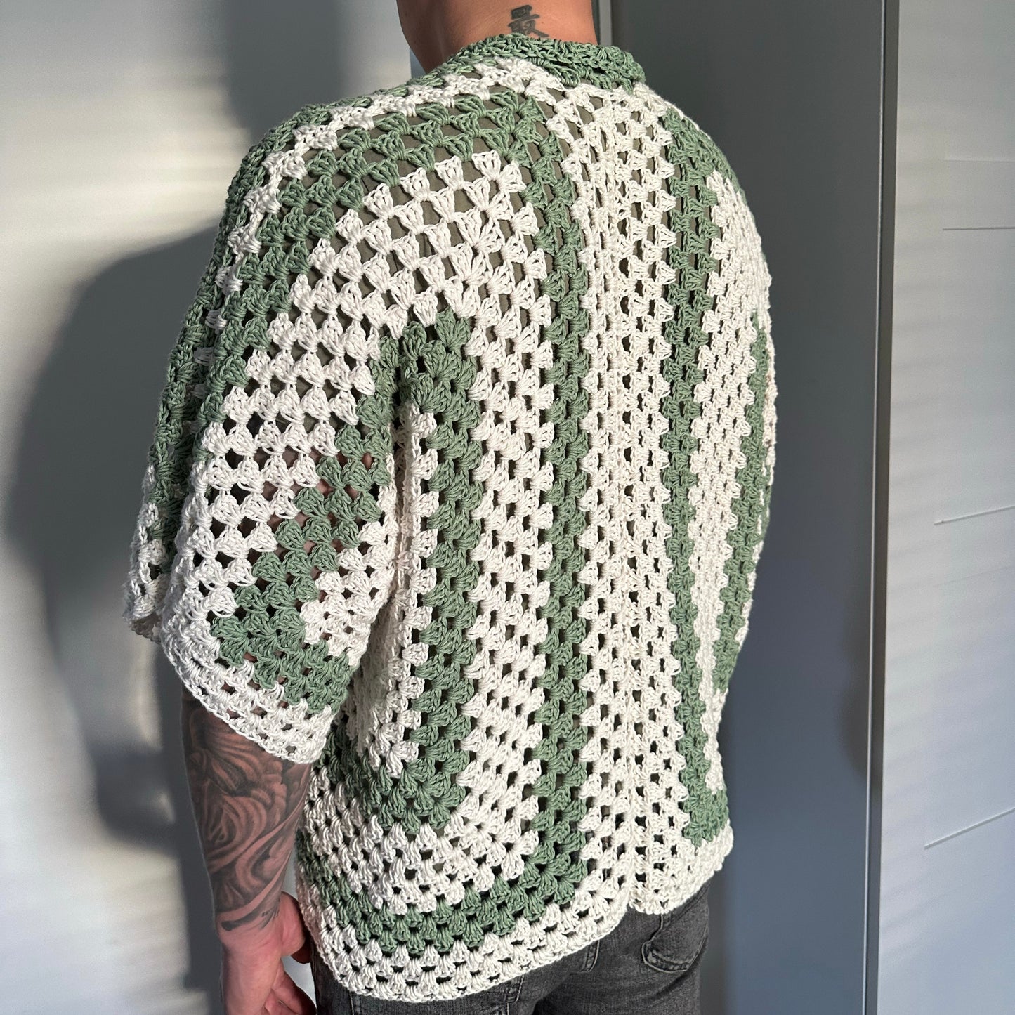 Crochet Granny Hexagon Shirt Pattern