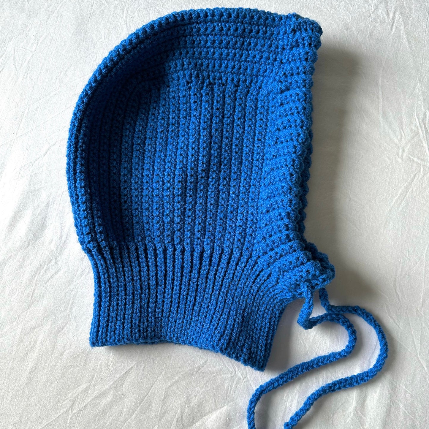 Crochet Tie Balaclava Pattern