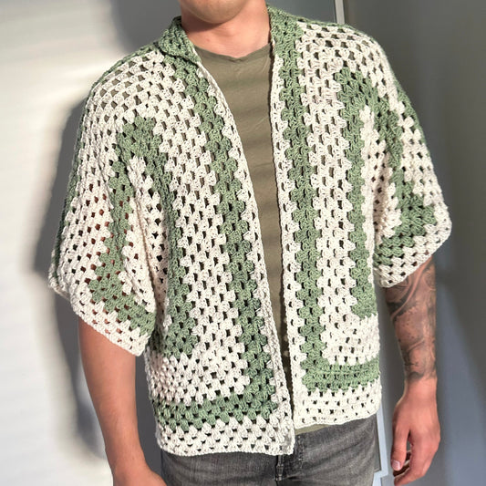 Crochet Granny Hexagon Shirt Pattern