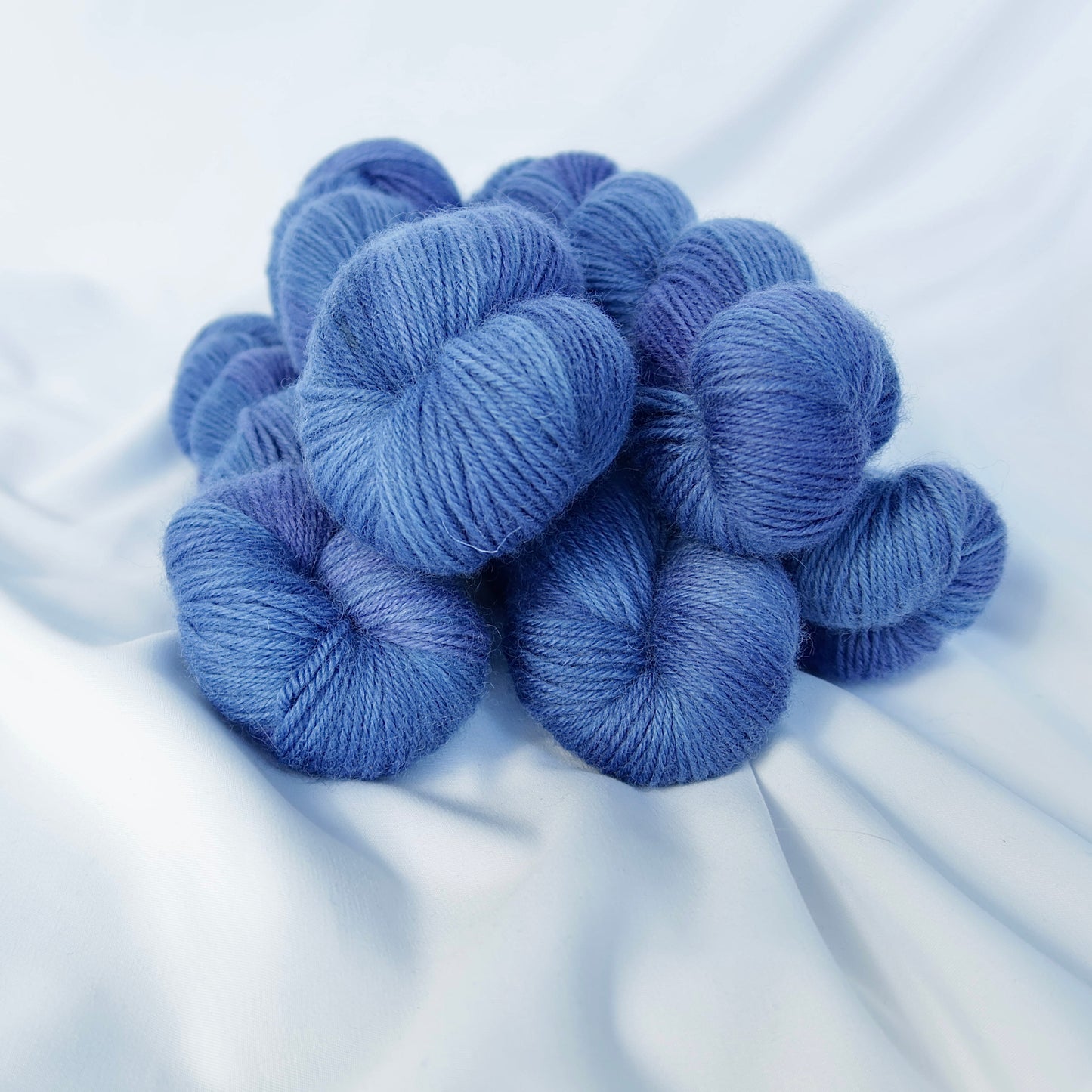 DK Superwash Bluefaced Leicester Wool Yarn 100g in colour Blue Moon