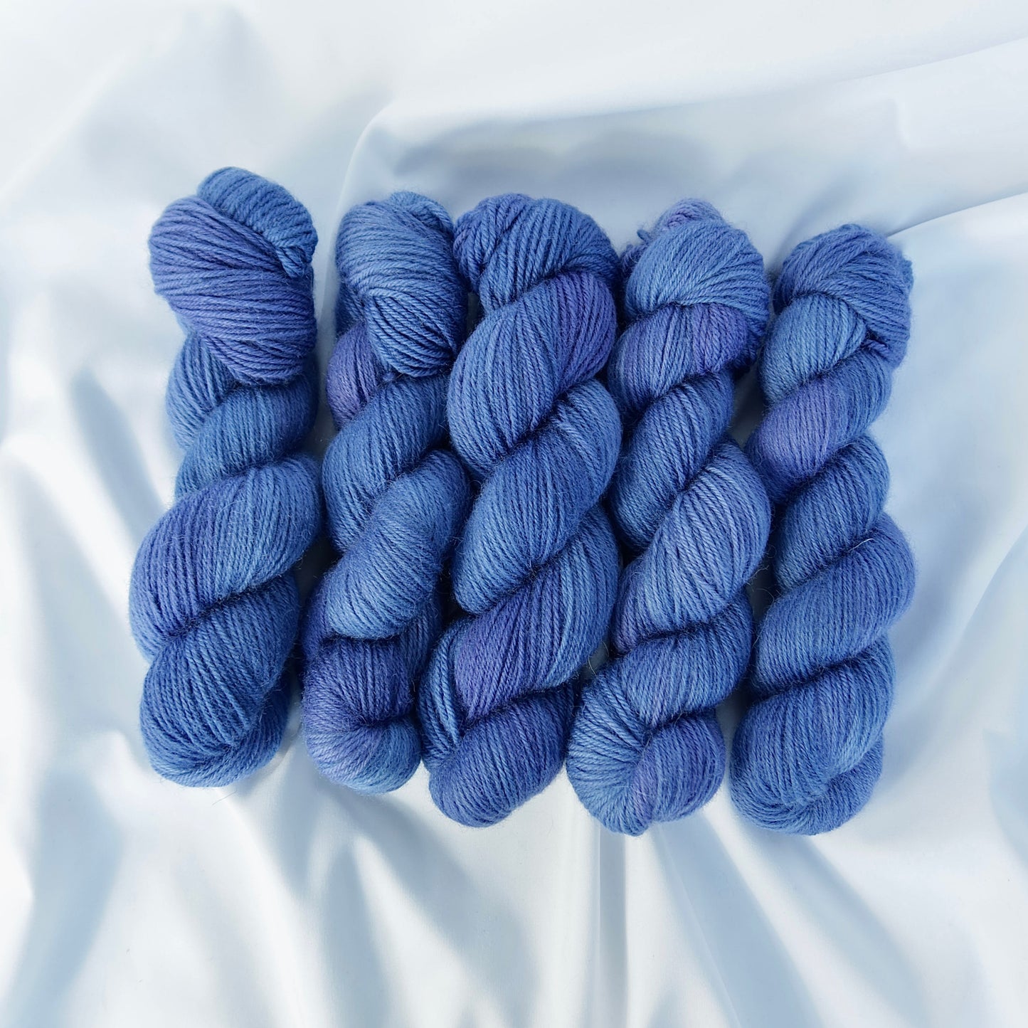 DK Superwash Bluefaced Leicester Wool Yarn 100g in colour Blue Moon