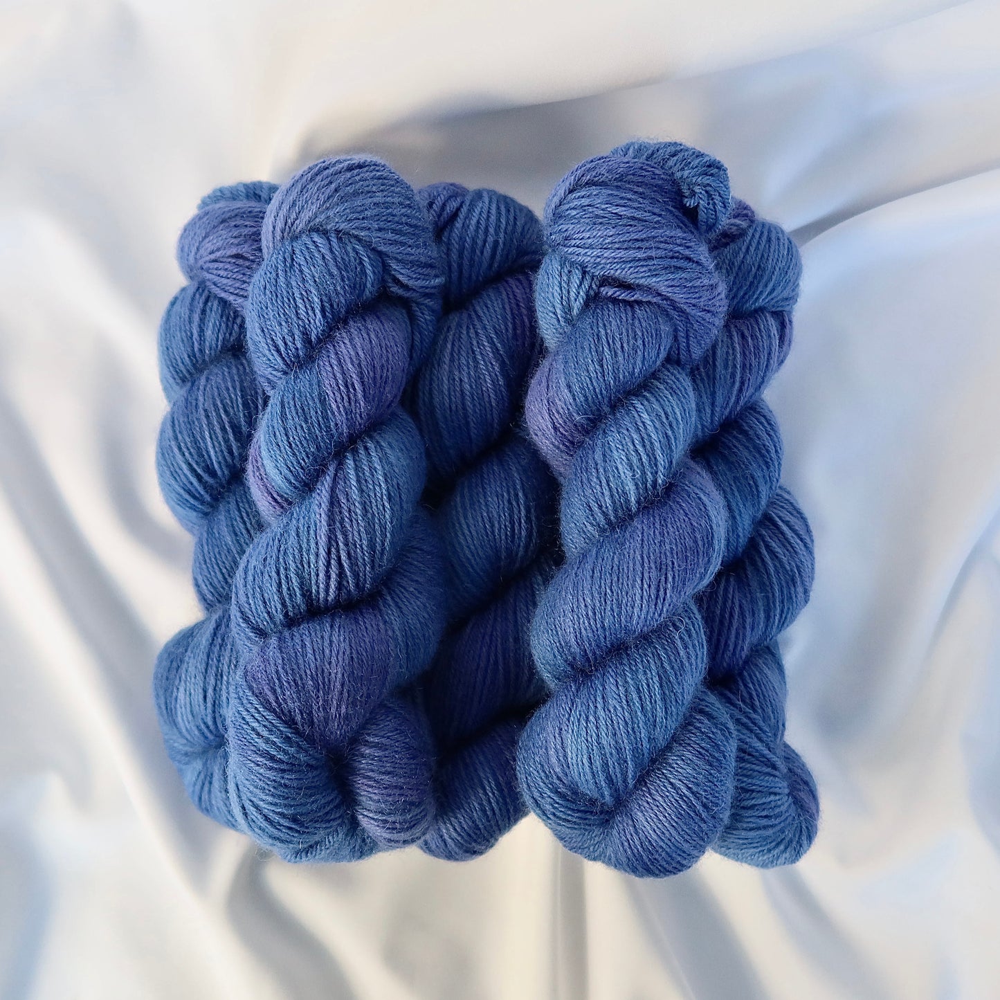 DK Superwash Bluefaced Leicester Wool Yarn 100g in colour Blue Moon