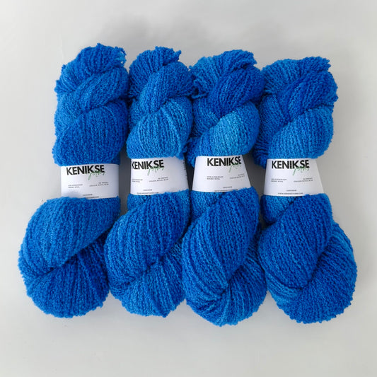 DK Superwash Merino Boucle Wool 100g in colour Royal Blue