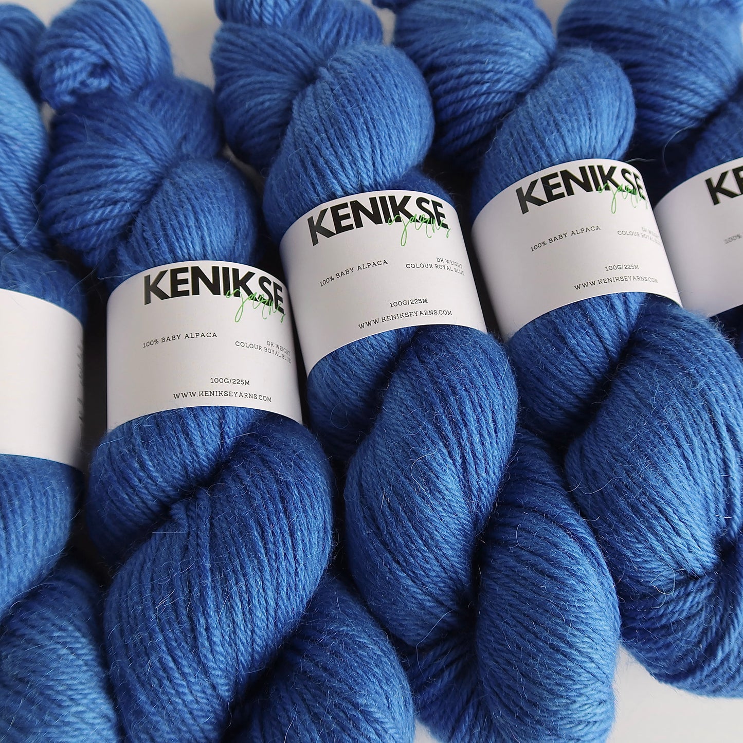 DK Baby Alpaca Yarn 100g in colour Royal Blue