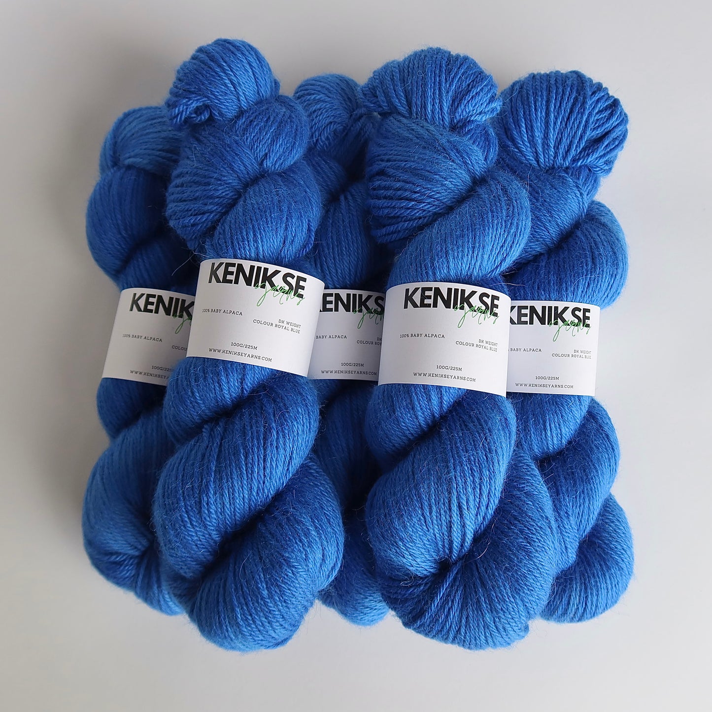 DK Baby Alpaca Yarn 100g in colour Royal Blue