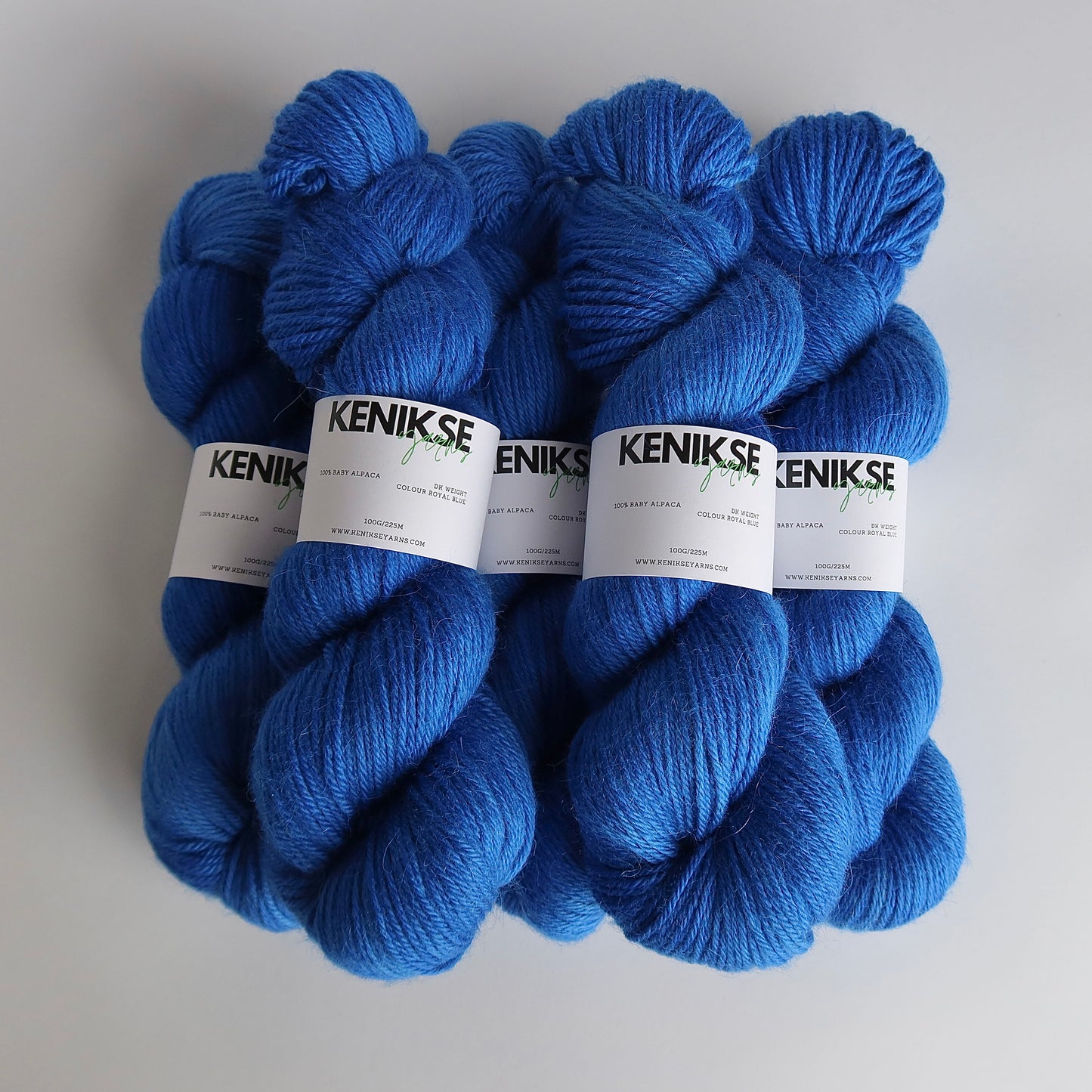 DK Baby Alpaca Yarn 100g in colour Royal Blue