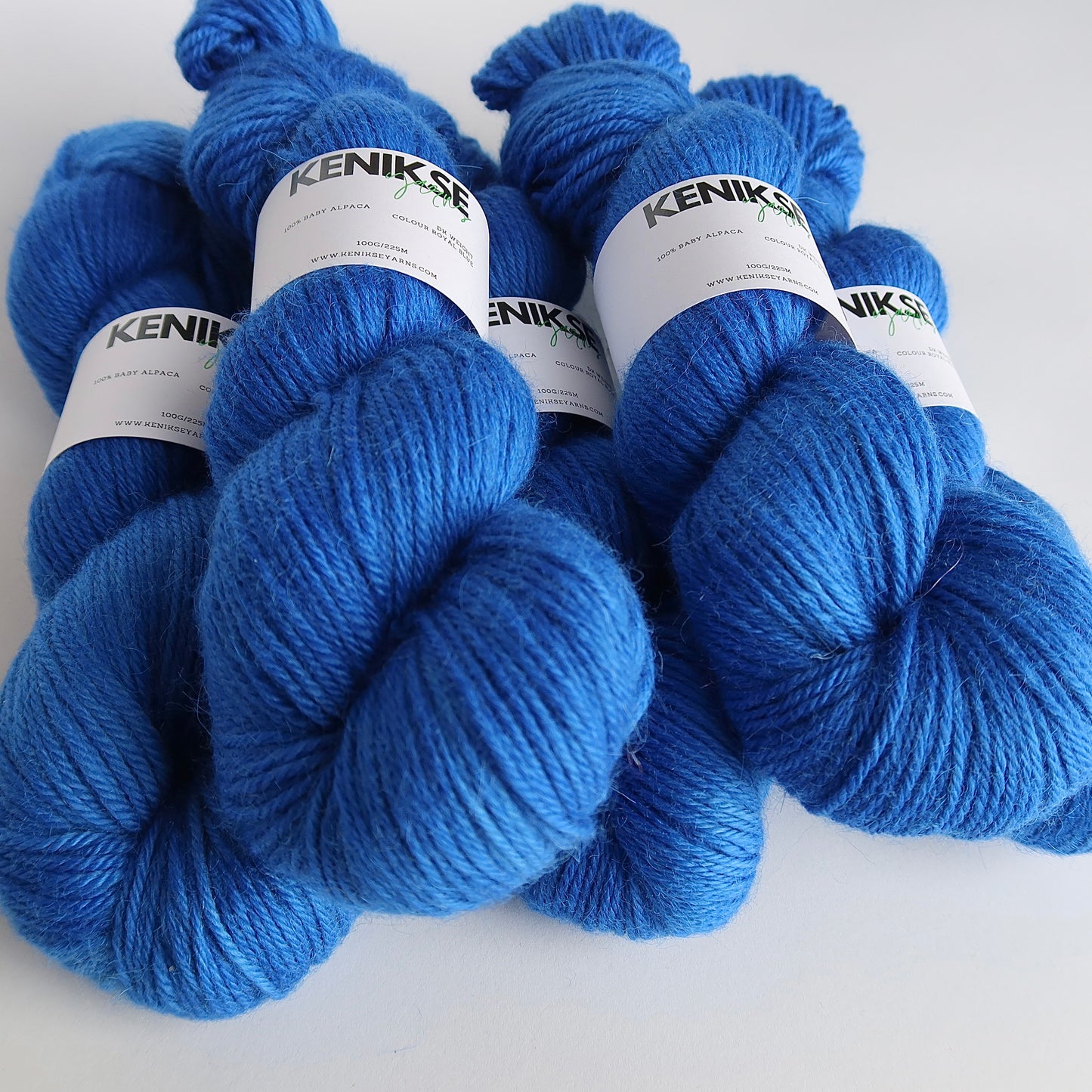 DK Baby Alpaca Yarn 100g in colour Royal Blue