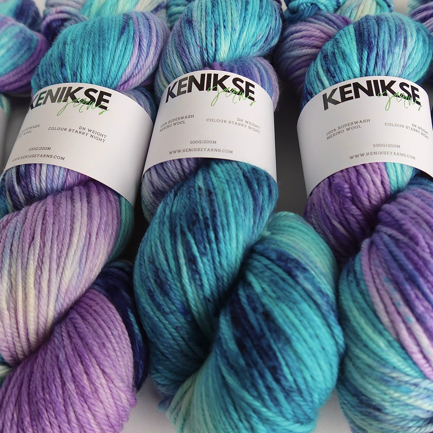 DK Superwash Merino Wool Yarn 100g in colour Starry Night