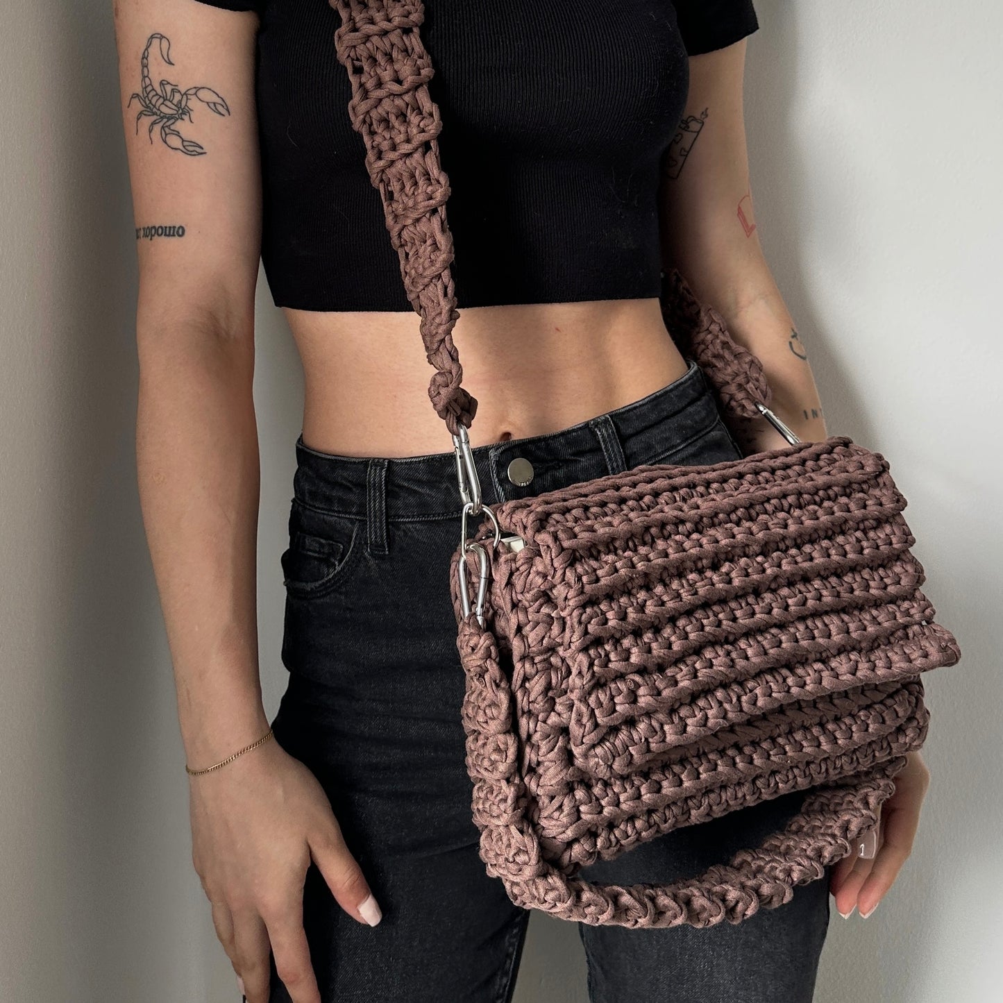 Crochet T-Shirt Handbag Pattern