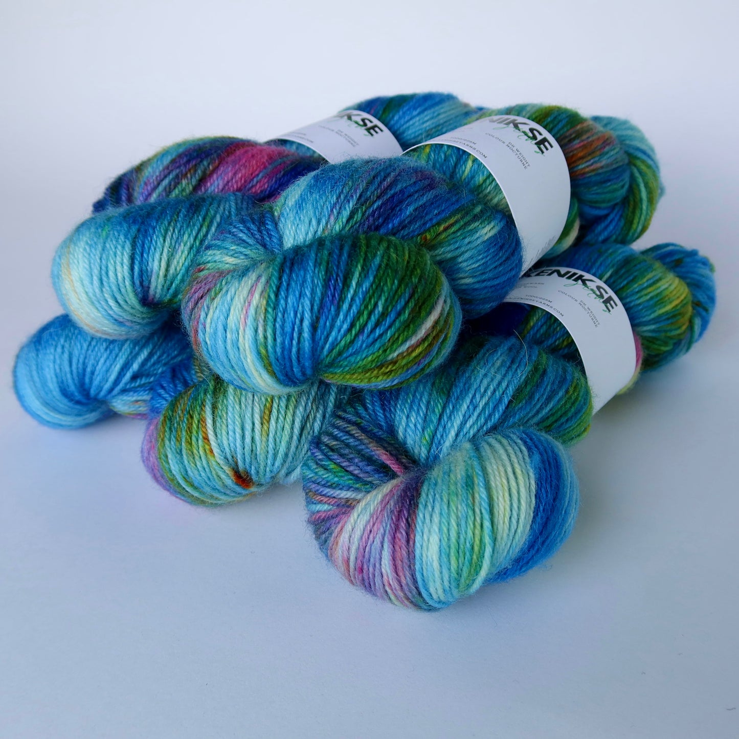 DK Superwash Bluefaced Leicester Wool Yarn 100g in colour Nocturne