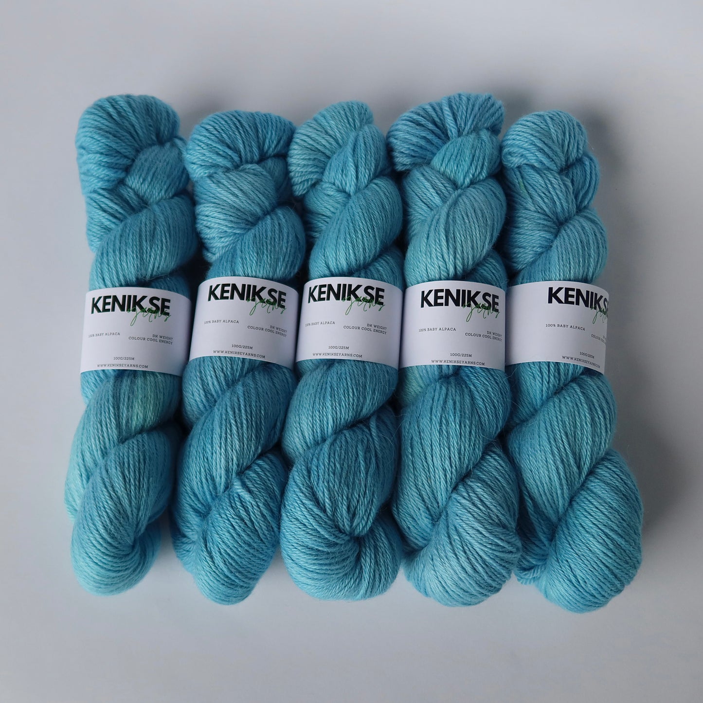 DK Baby Alpaca Yarn 100g in colour Cool Energy