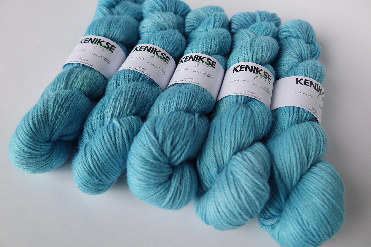 DK Baby Alpaca Yarn 100g in colour Cool Energy