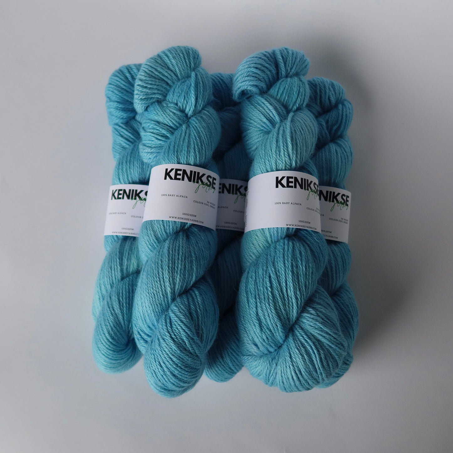 DK Baby Alpaca Yarn 100g in colour Cool Energy