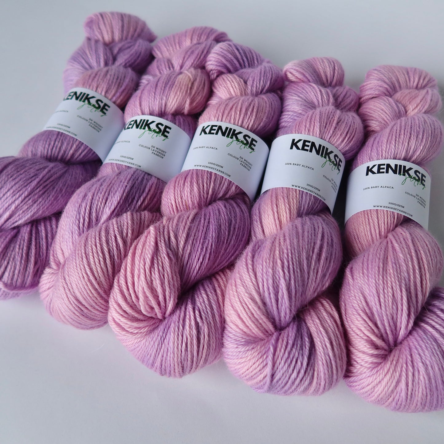 DK Baby Alpaca Yarn 100g in colour Lavender Passion