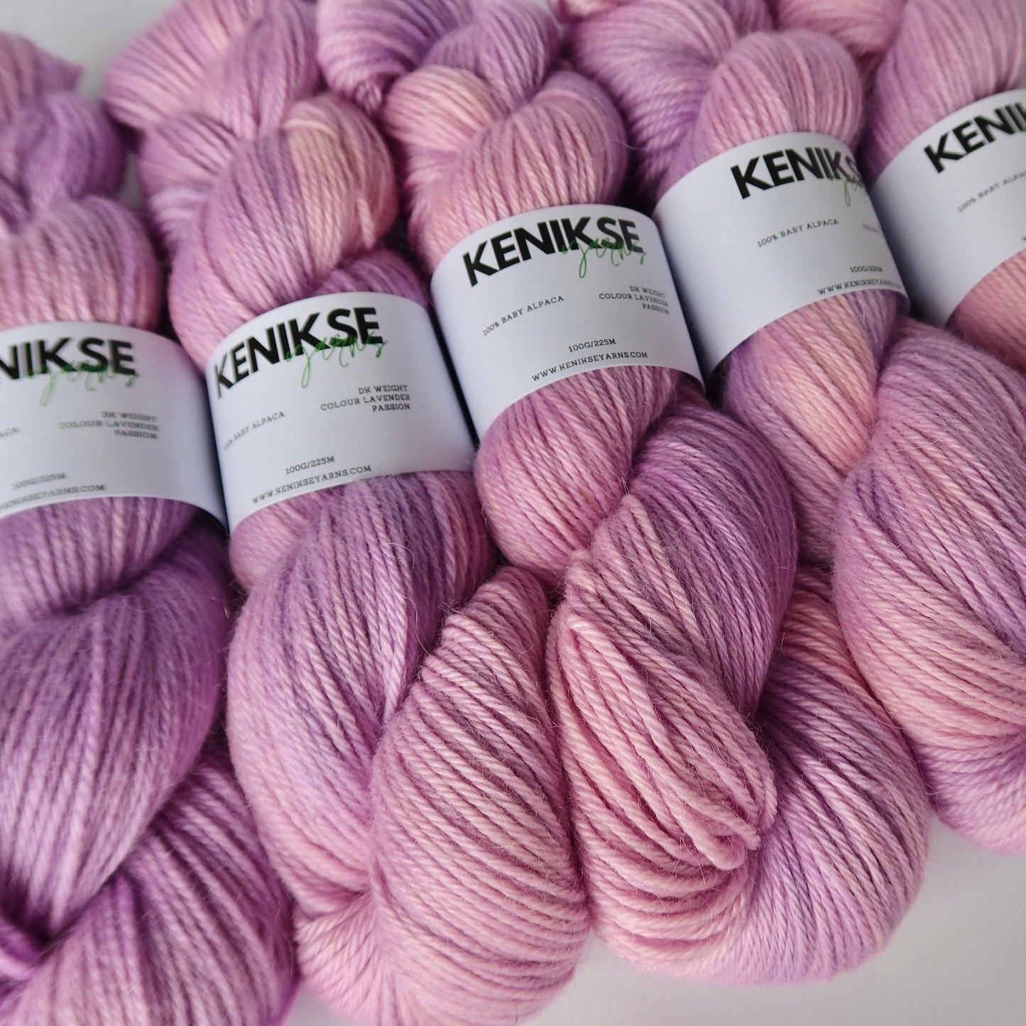 DK Baby Alpaca Yarn 100g in colour Lavender Passion