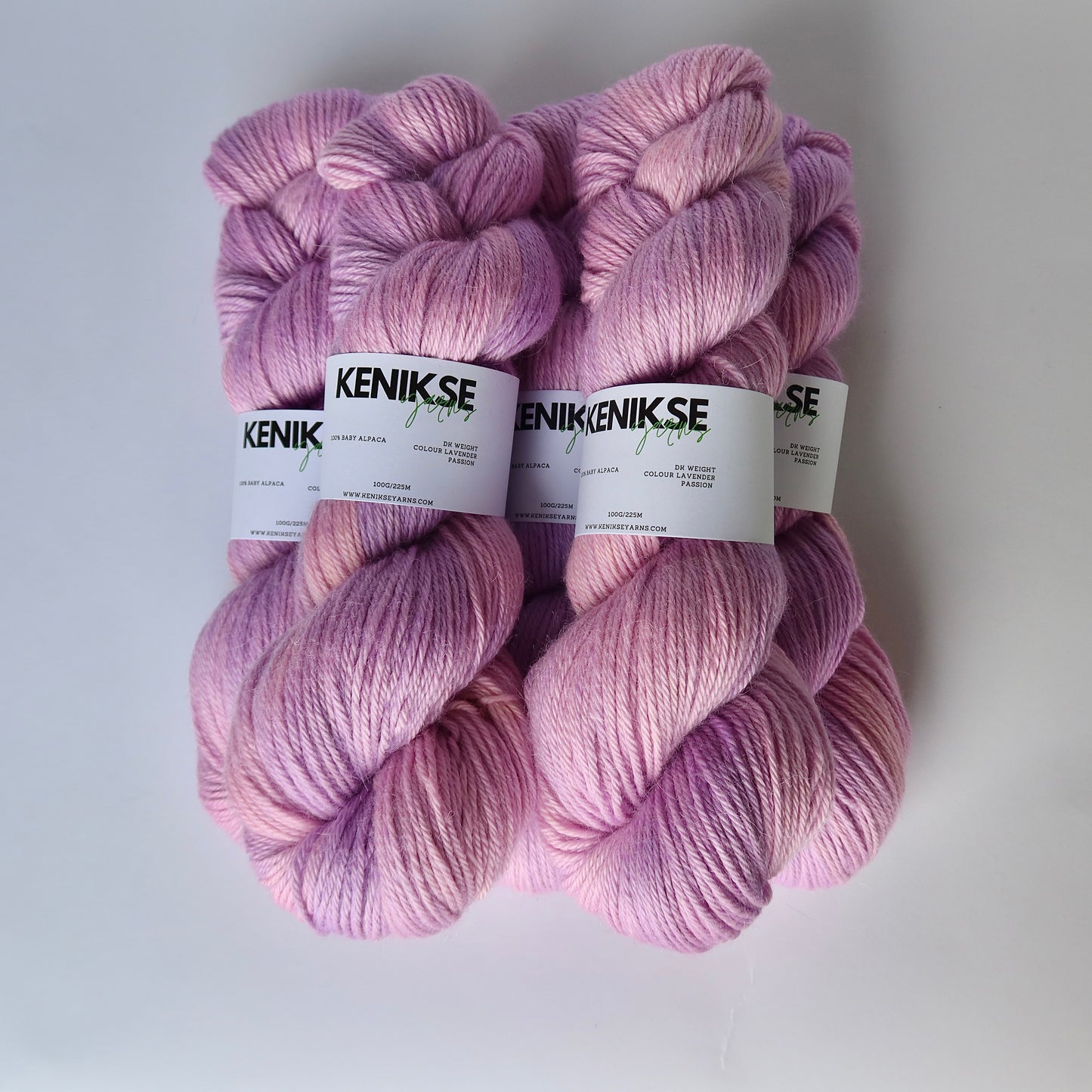 DK Baby Alpaca Yarn 100g in colour Lavender Passion