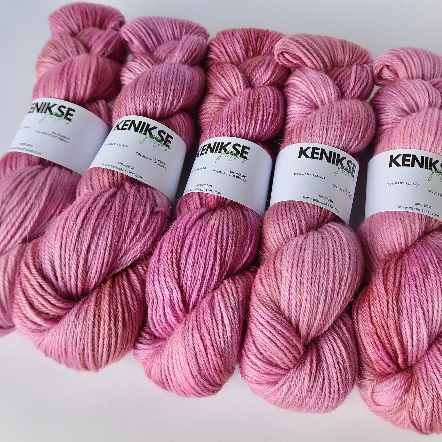 DK Baby Alpaca Yarn 100g in colour Plum Smoke