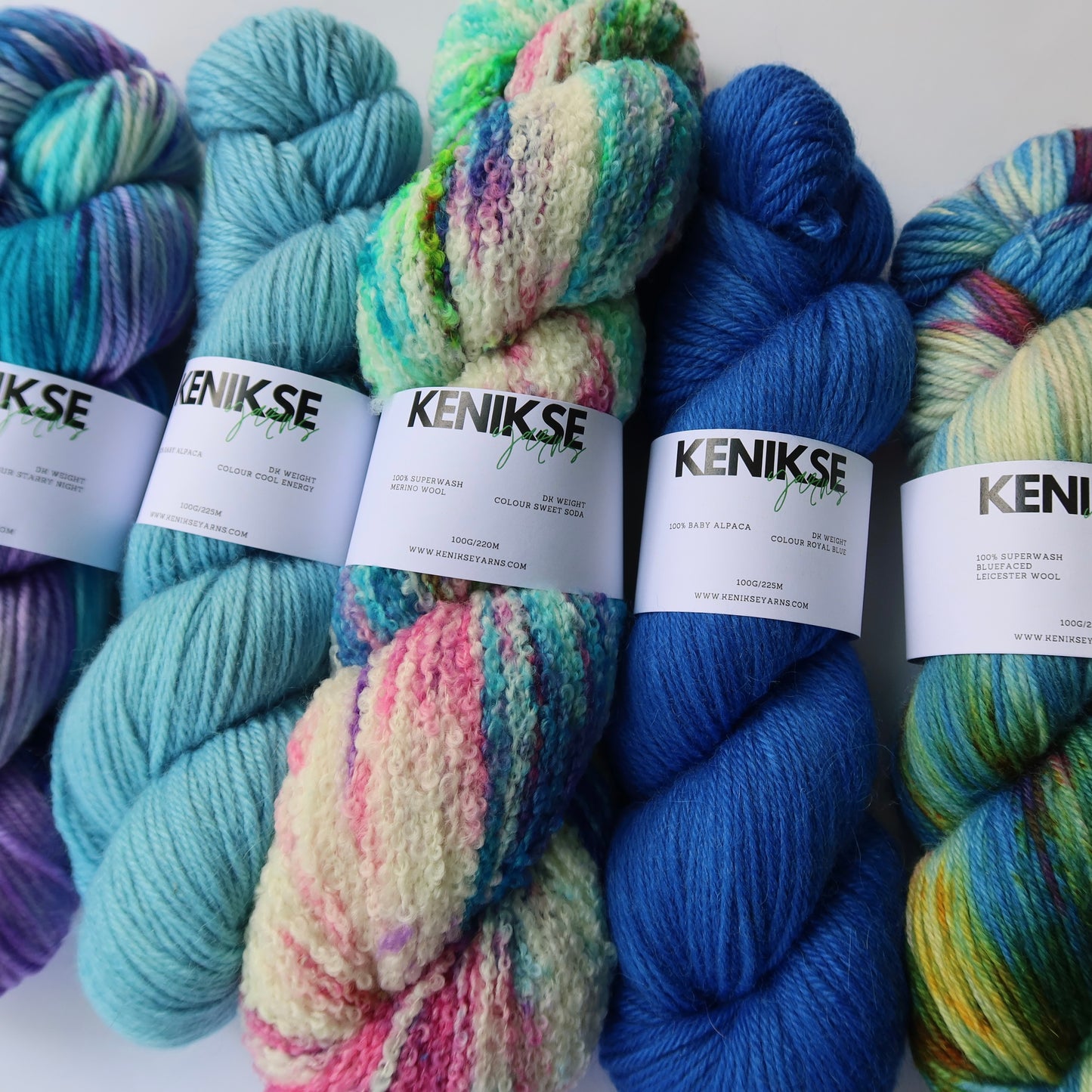 Indigo Yarn Bundle 5 x 100g skeins