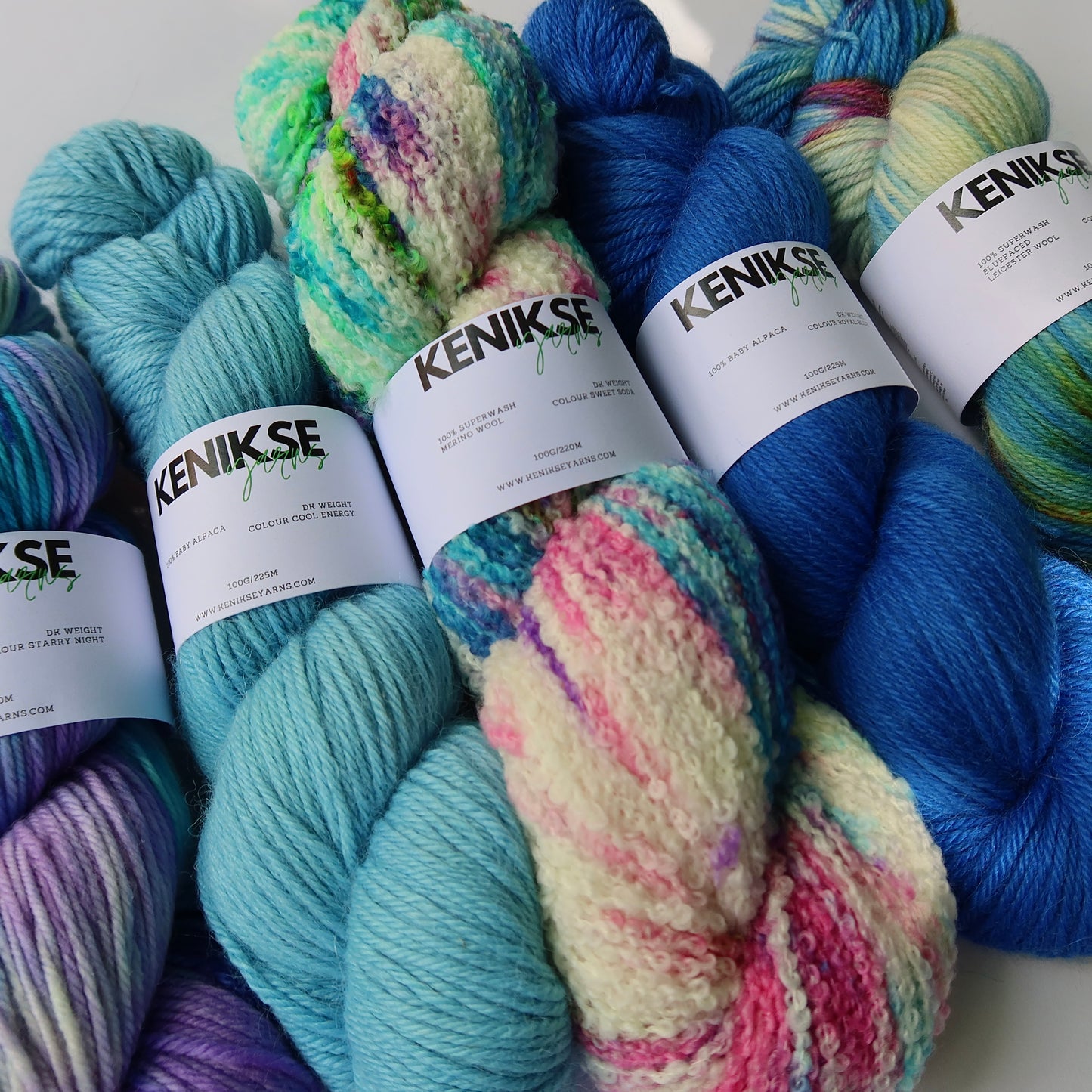 Indigo Yarn Bundle 5 x 100g skeins