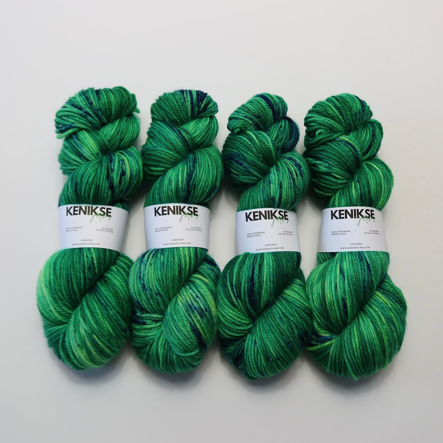 DK Superwash Merino Wool Yarn 100g in colour Wicked