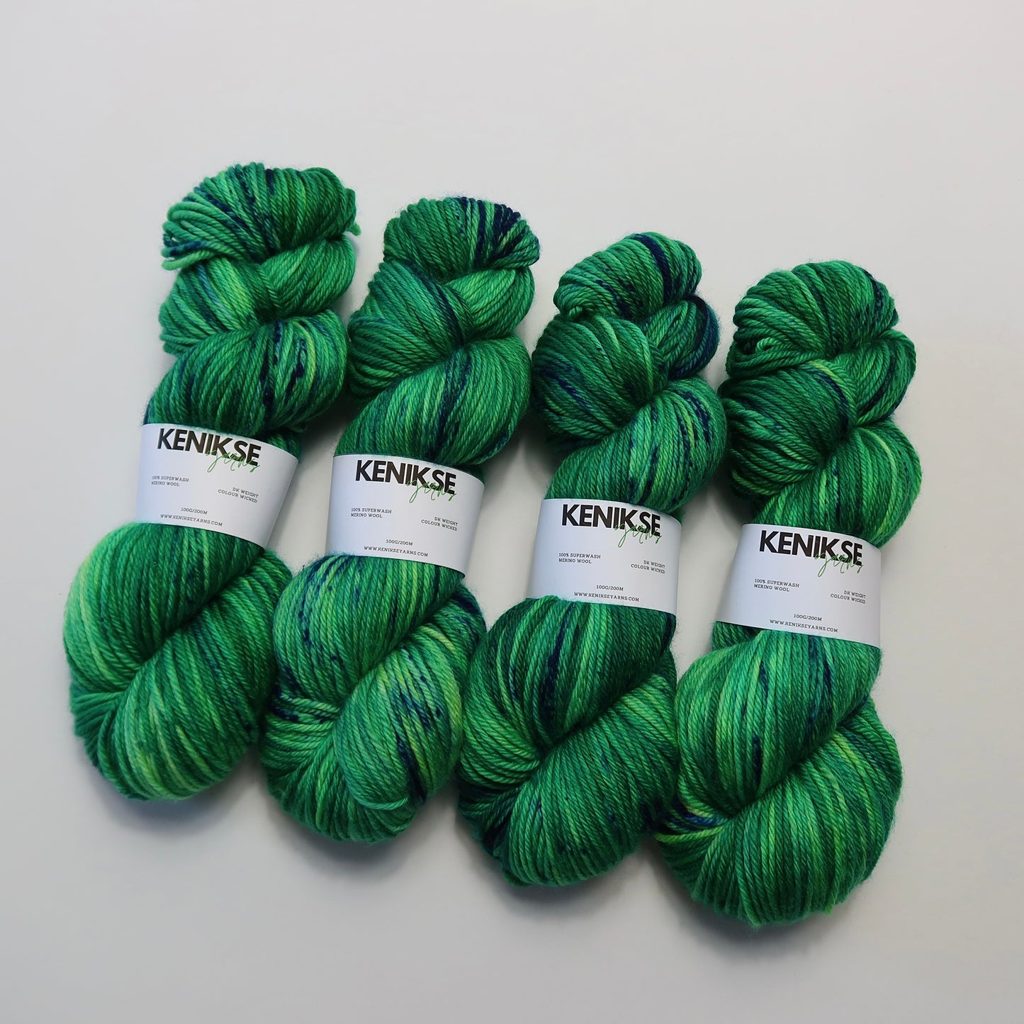 DK Superwash Merino Wool Yarn 100g in colour Wicked